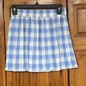 Kendall & Kylie Crinkle Mini Skirt